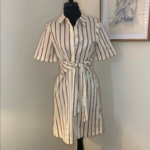 Jason Wu | red and cream women’s Wrap Dress-Size 2